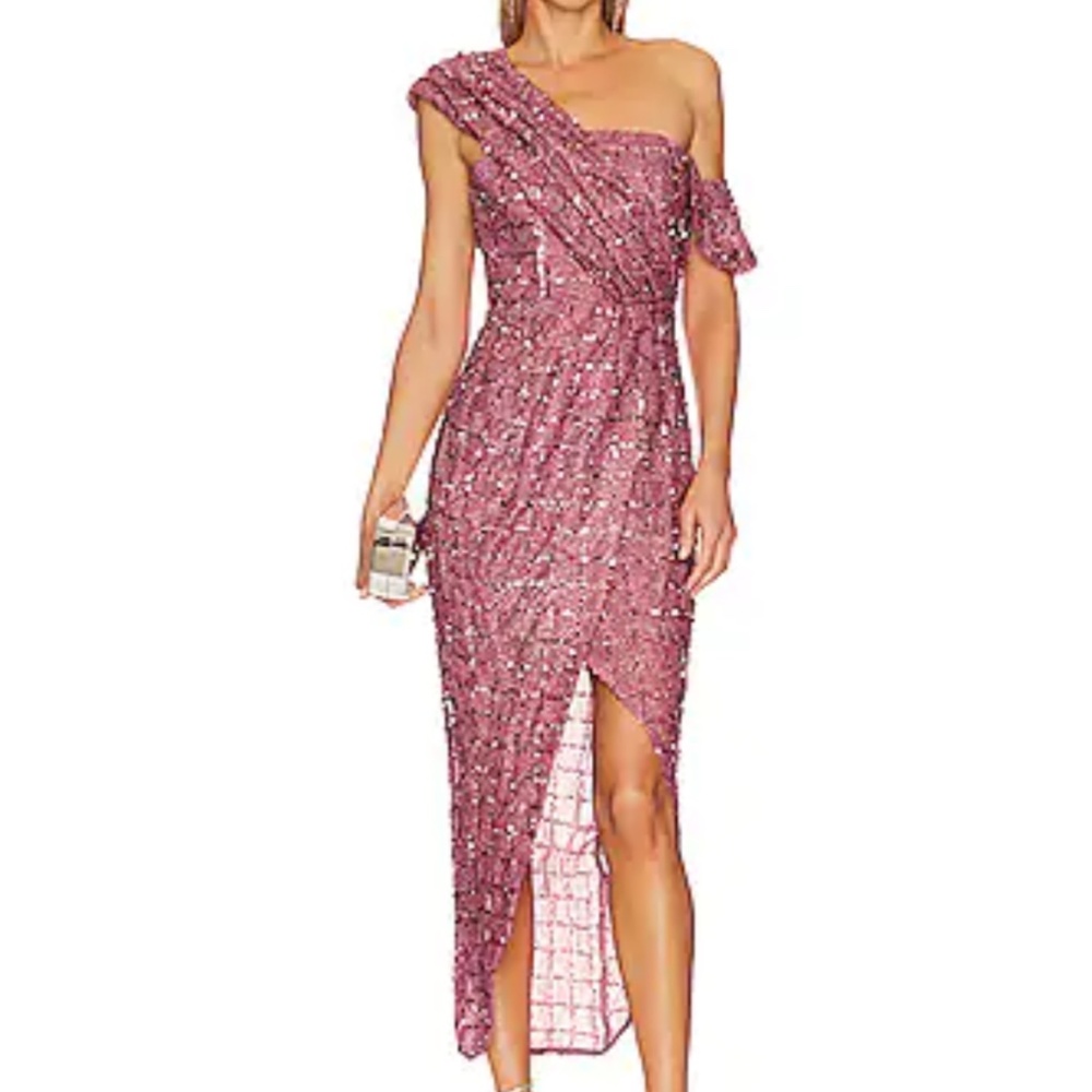 Elliatt Esther Dress in Pink/Plum
